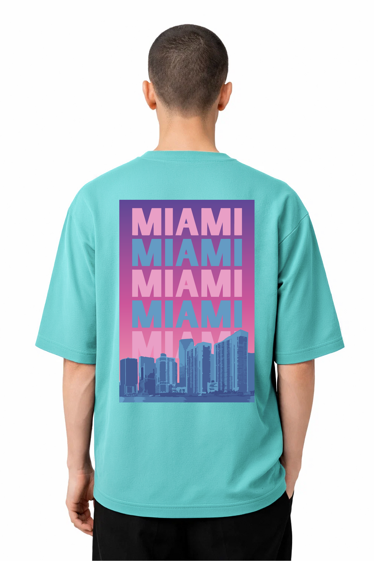 T-shirt Graphic Miami 04 - vue 15