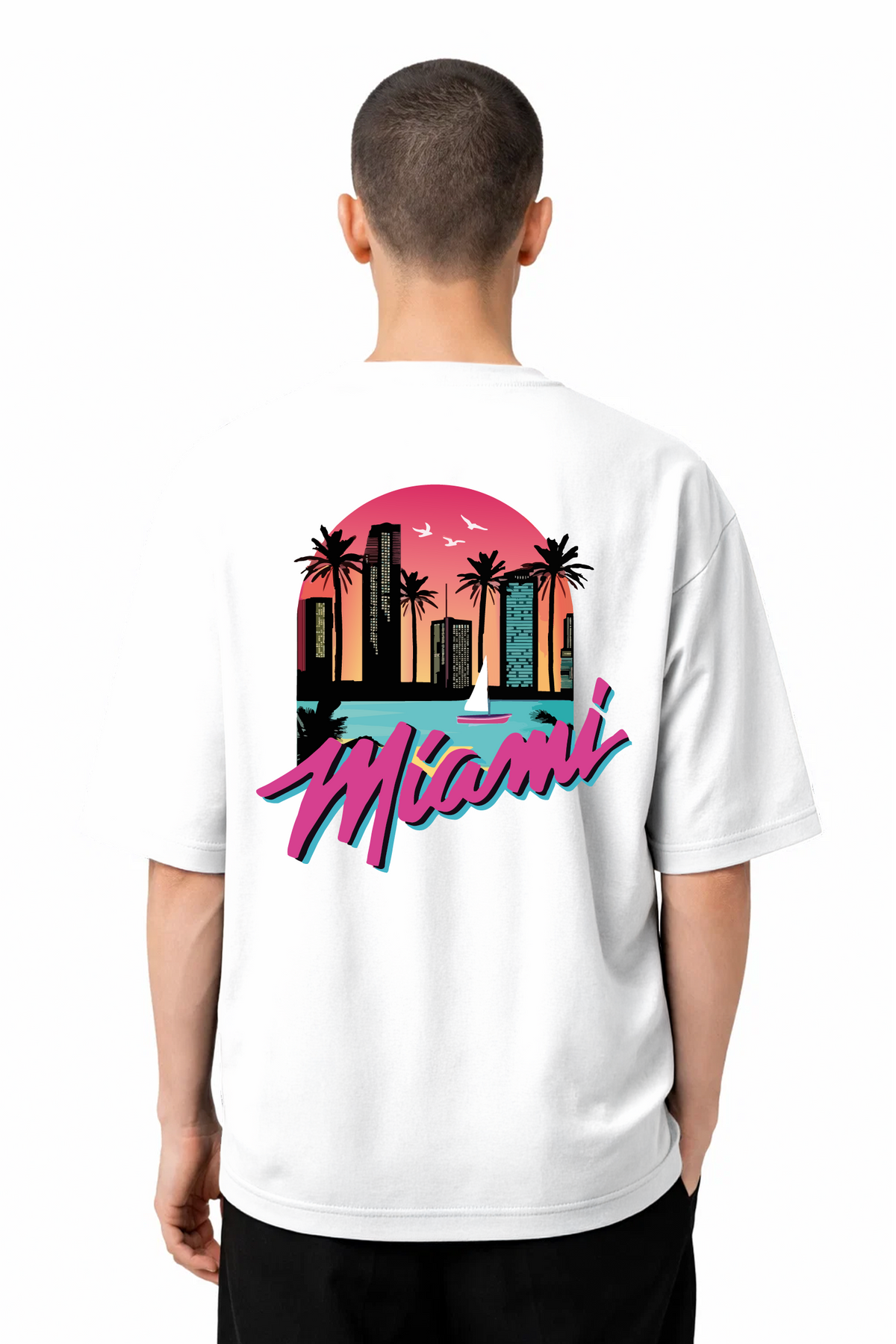 T-shirt Graphic Miami 03 - vue 11