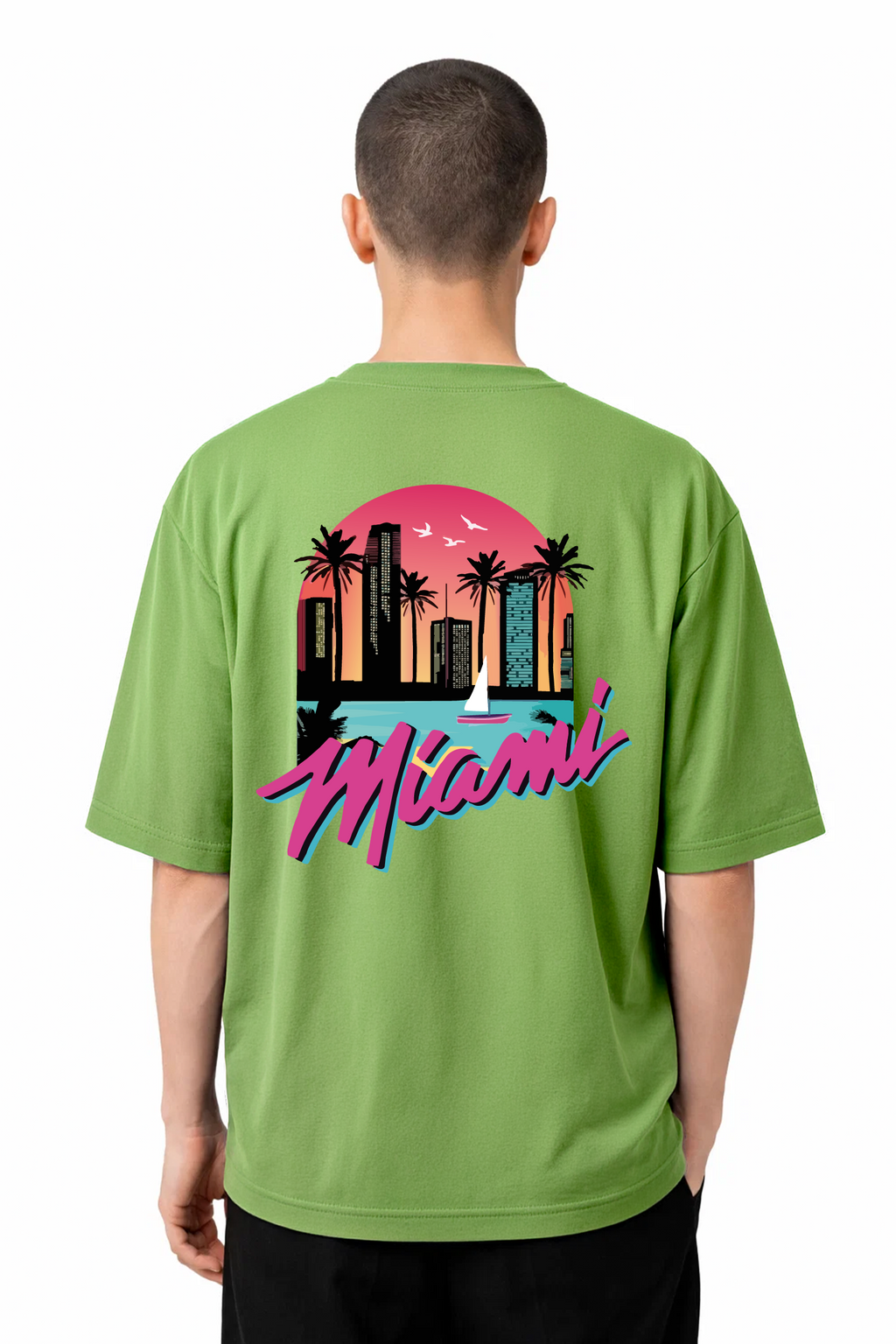 T-shirt Graphic Miami 03 - vue 1