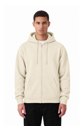 Sweat à capuche ZAY ZIP 330 GSM – Beige - vue 1