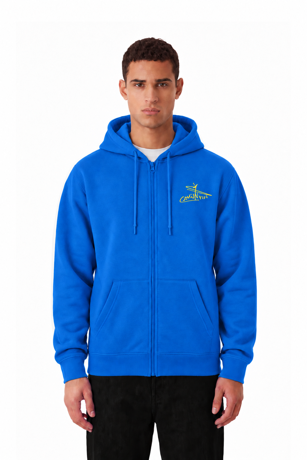 Sweat à capuche ZAY ZIP 330 GSM – Royal Bleu - vue 1