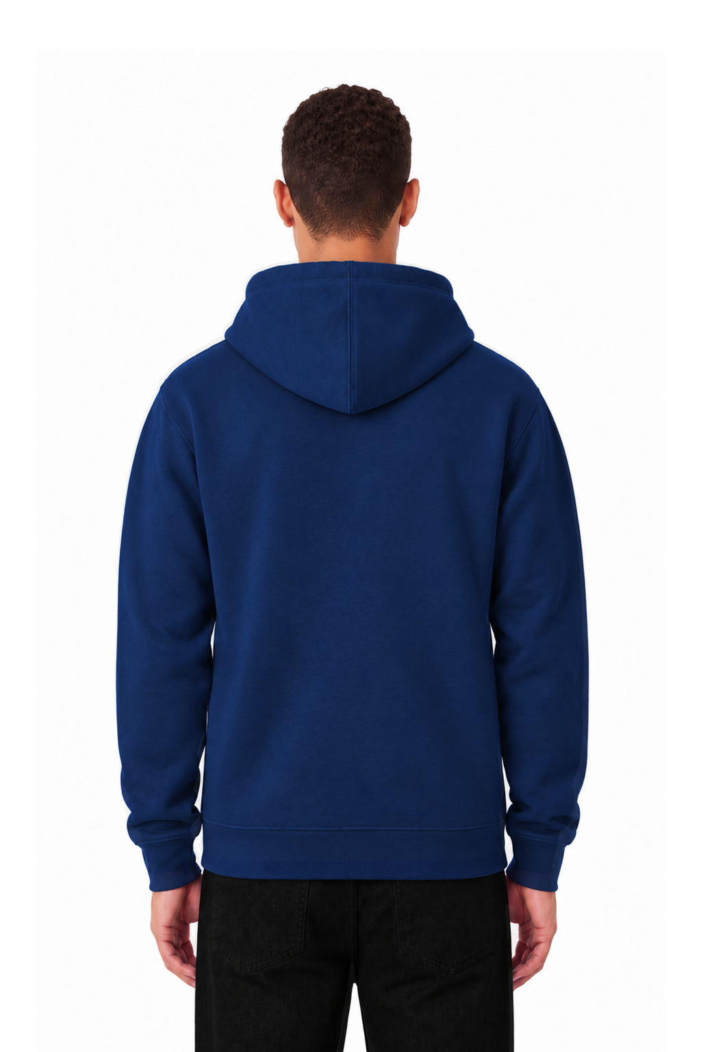 Sweat à capuche ZAY ZIP 330 GSM – Navy - vue 2