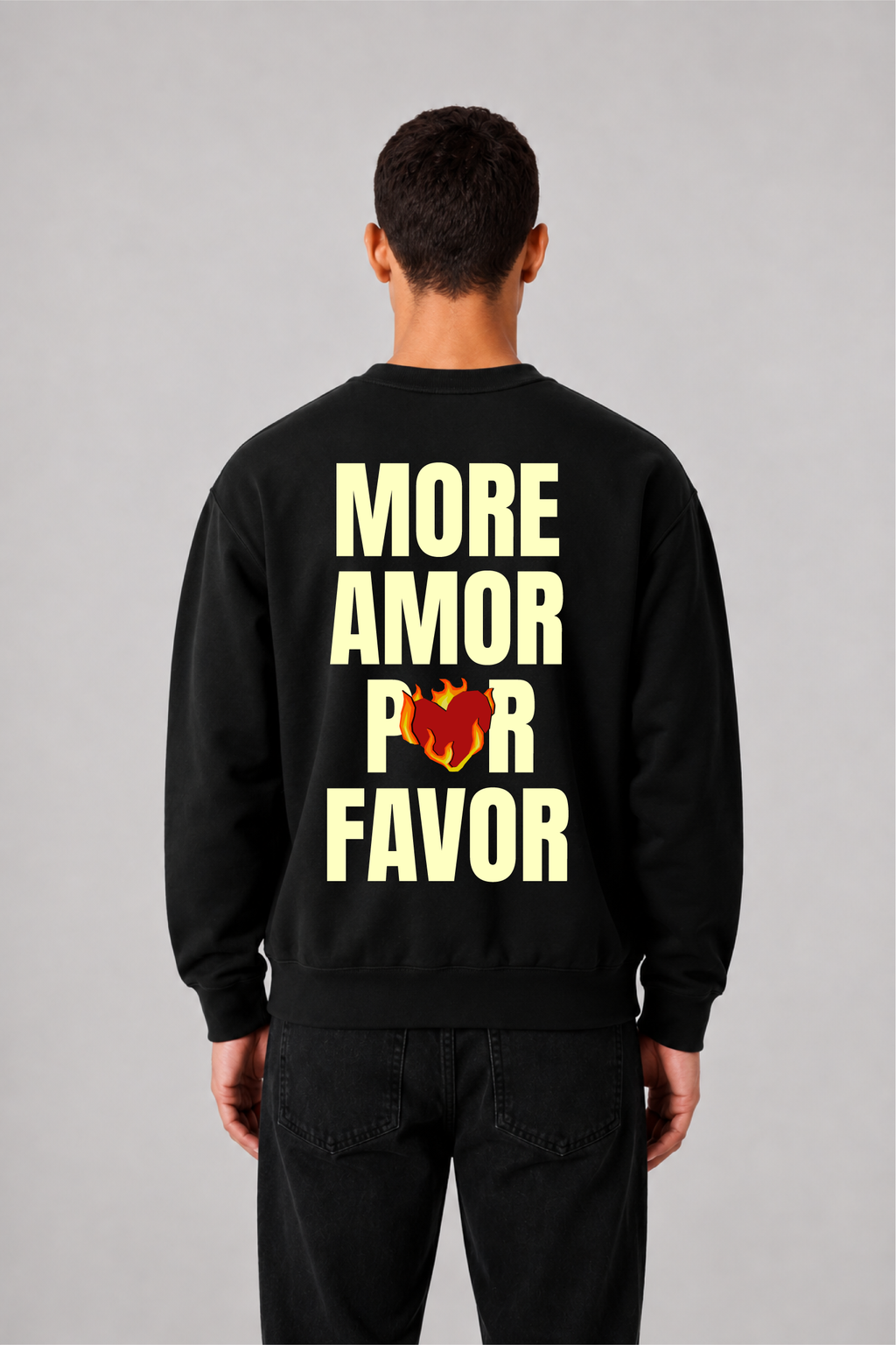 Sweat graphique AMOR 01 - vue 5