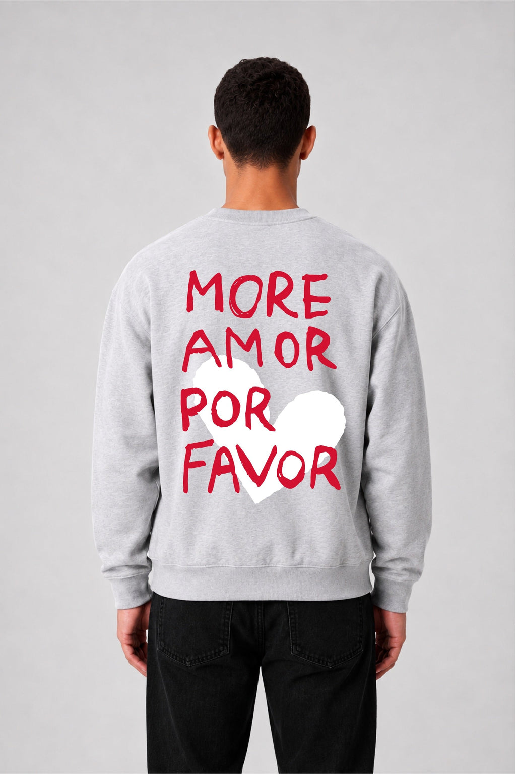 Sweat graphique AMOR 03 - vue 3