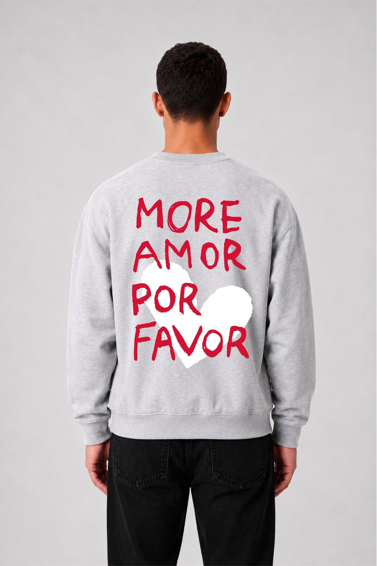 Sweat graphique AMOR 03 - vue 3