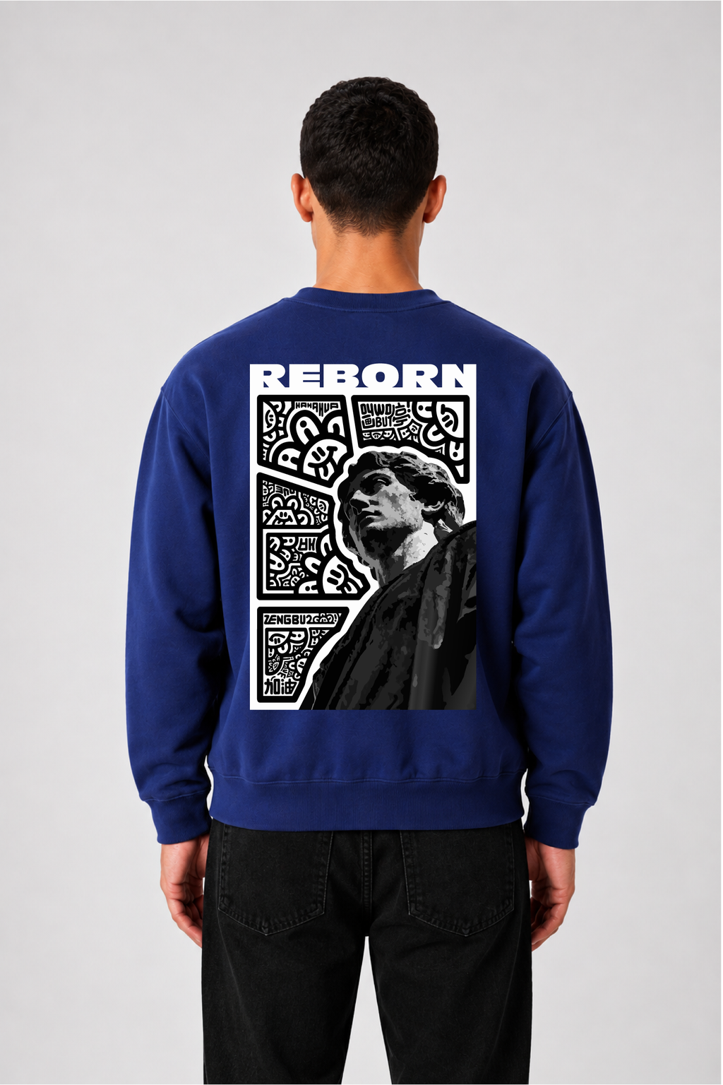 Sweat graphique MONA LISA 01 - vue 3
