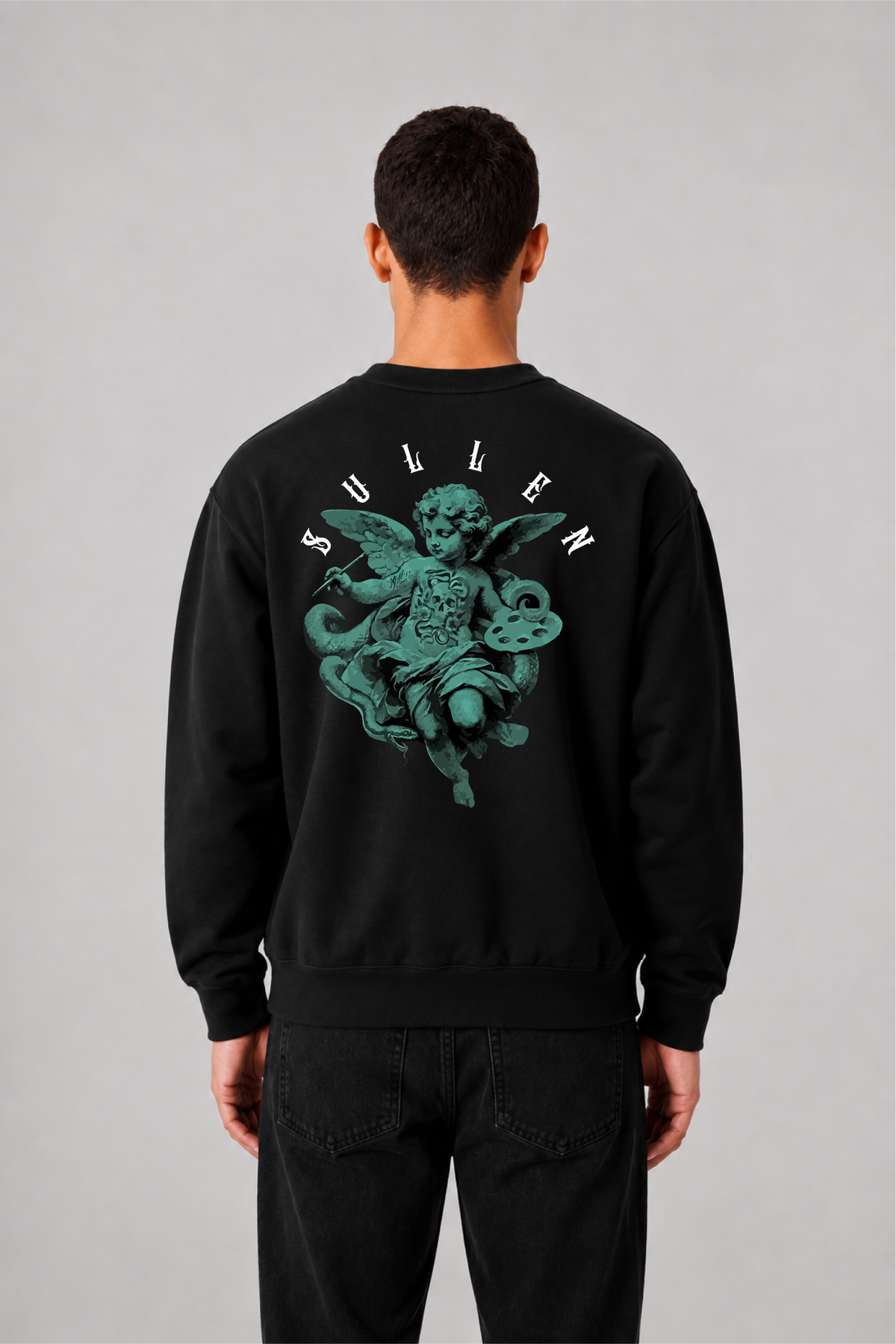 Sweat graphique MONA LISA 03 - vue 1