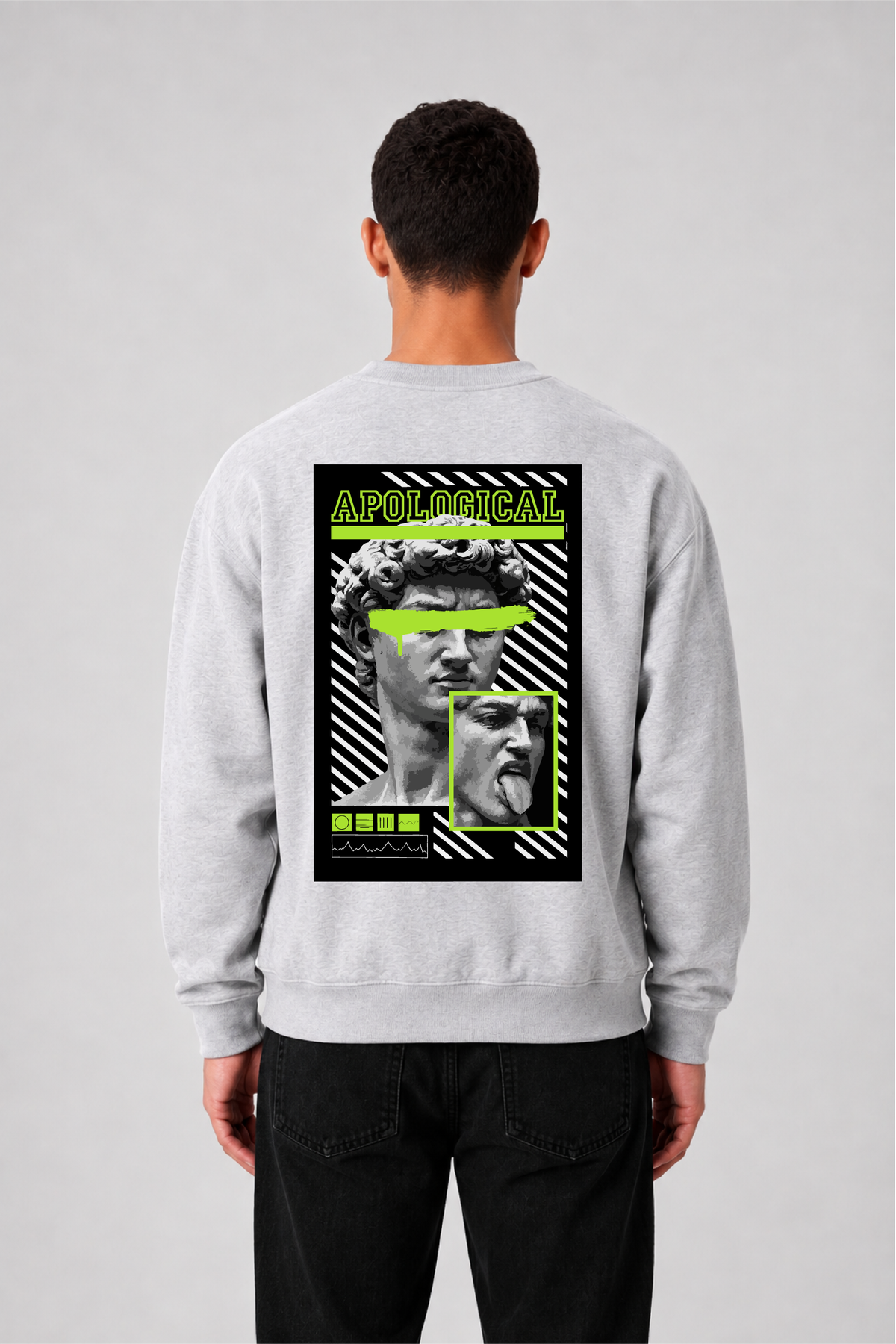 Sweat graphique MONA LISA 05 - vue 3