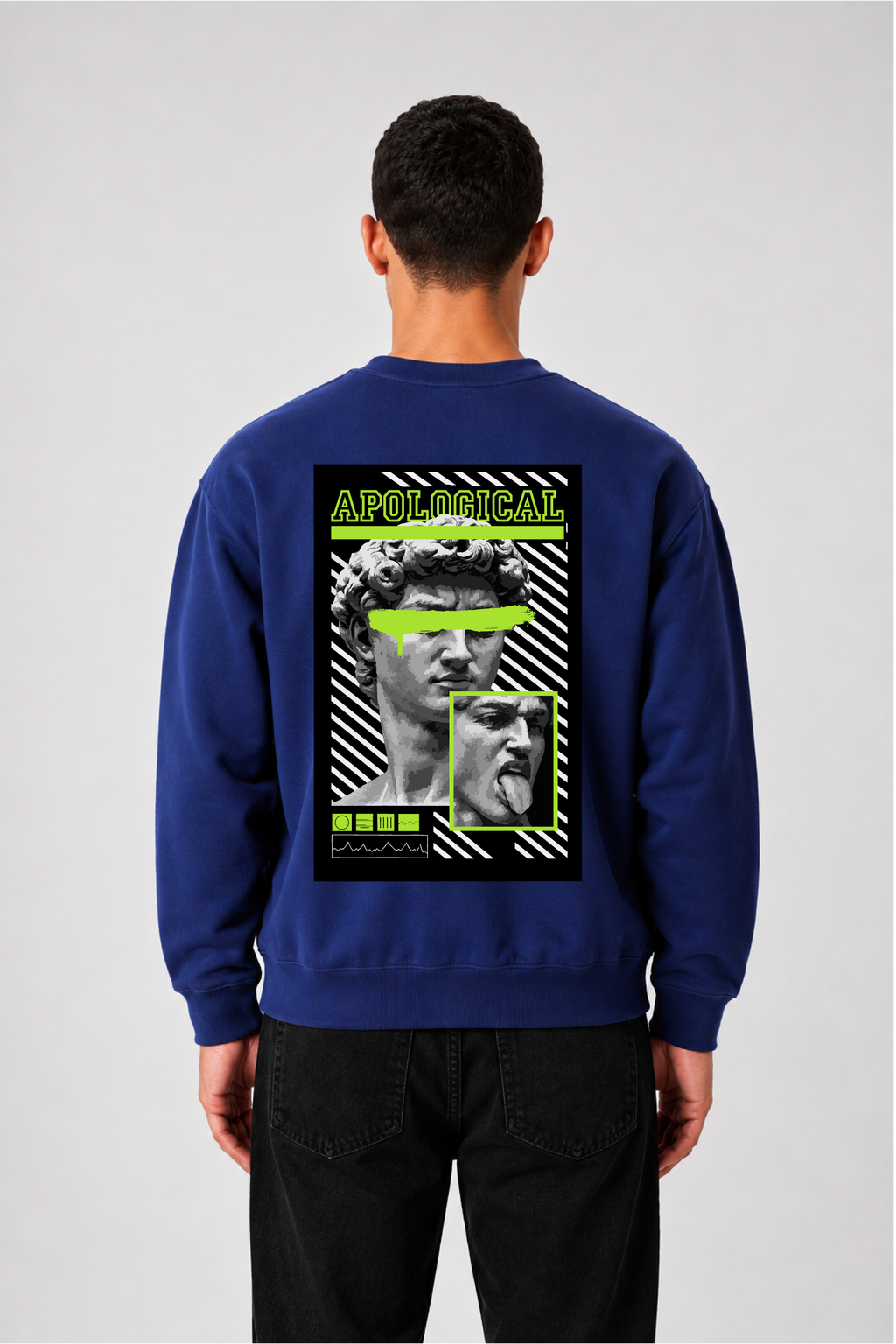 Sweat graphique MONA LISA 05 - vue 1