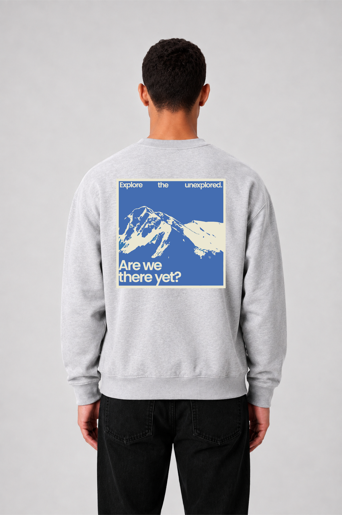 Sweat graphique MOUNTAIN 02 - vue 1
