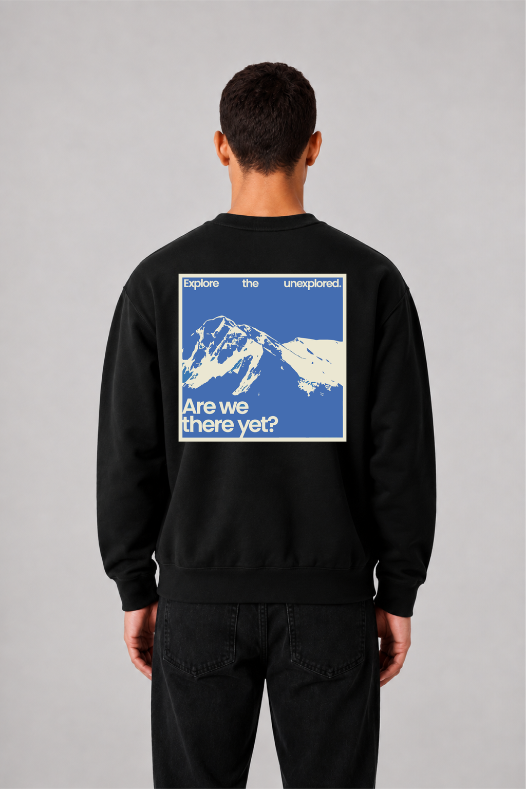 Sweat graphique MOUNTAIN 02 - vue 5