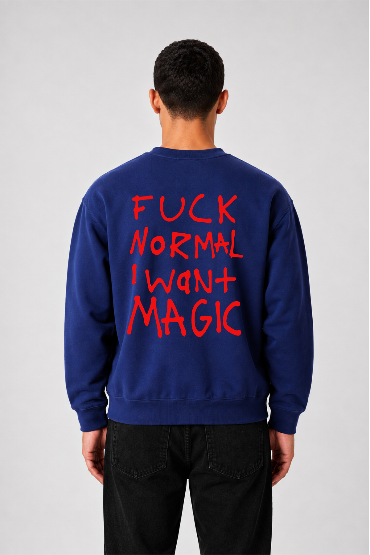 Sweat graphique WORDS 01 - vue 1