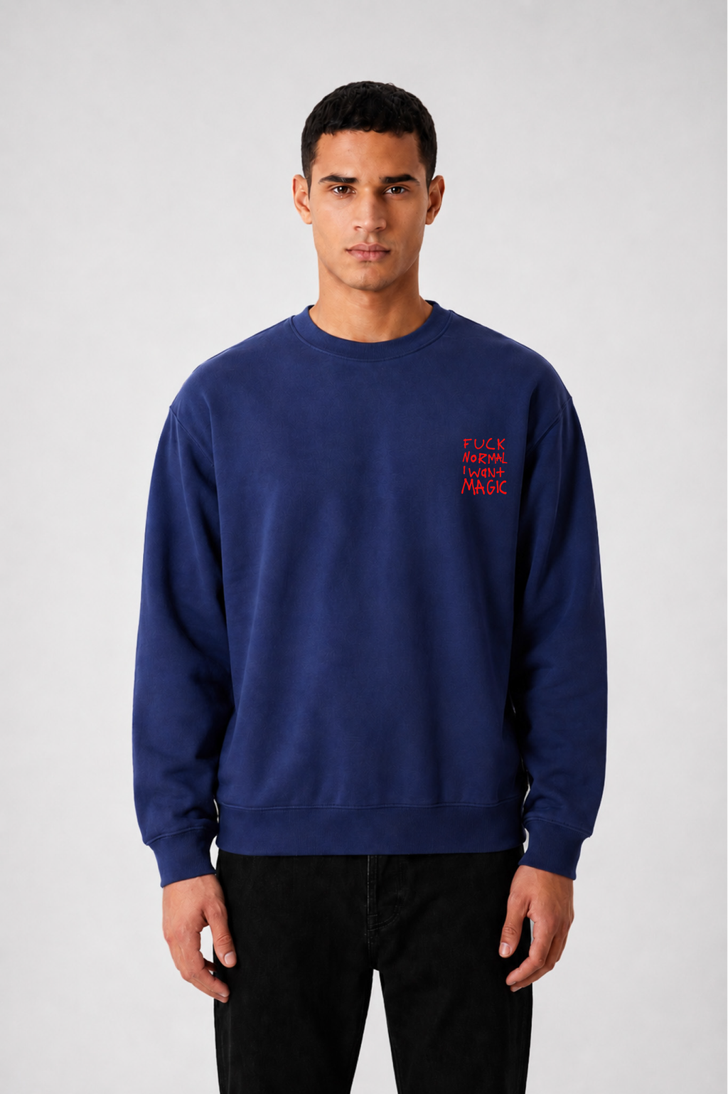 Sweat graphique WORDS 01 - vue 2