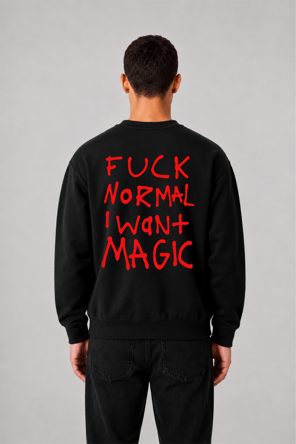 Sweat graphique WORDS 01 - vue 5