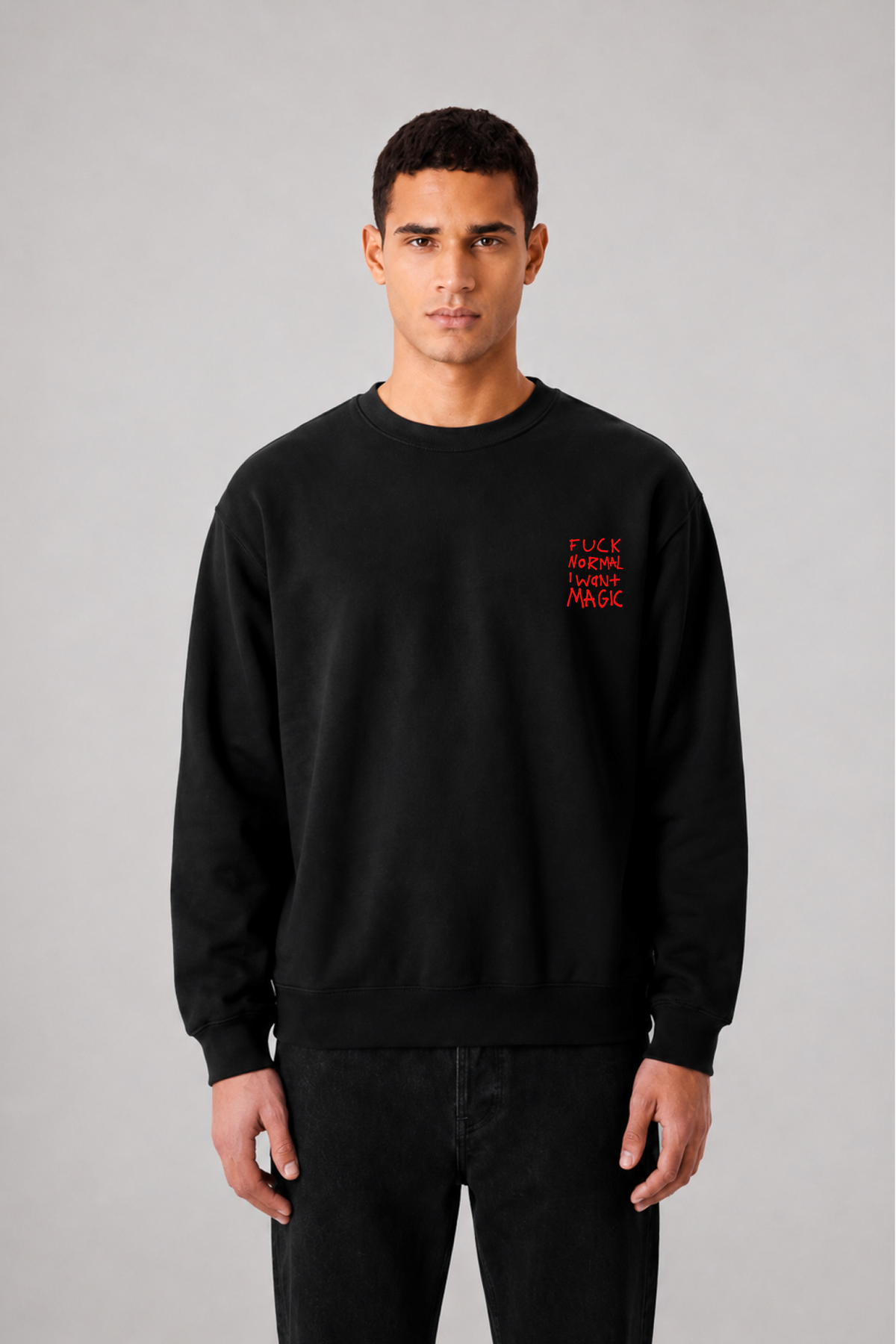 Sweat graphique WORDS 01 - vue 6
